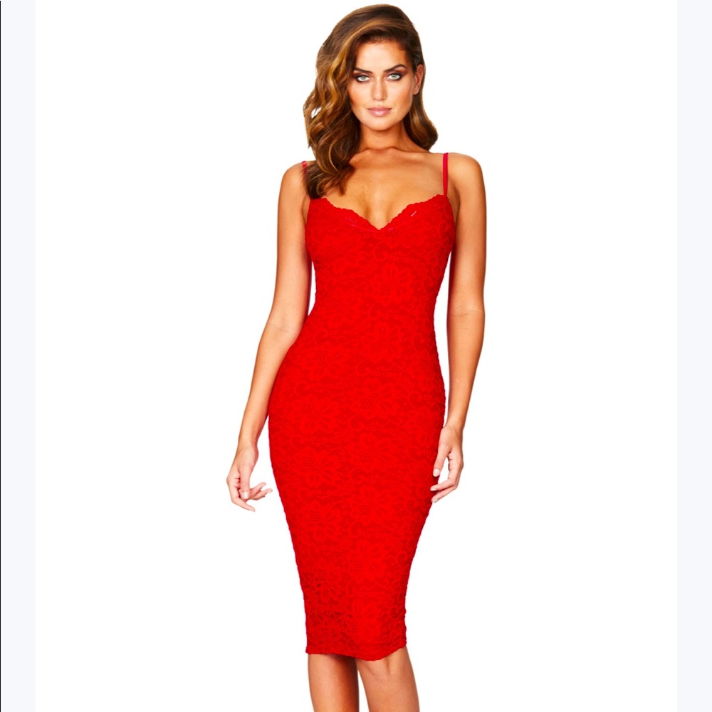 Nookie Paris Lace MIDI Dress